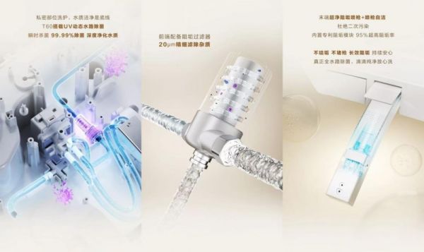 Faenza T60 Net Bacteria Guardian Intelligent Toilet Seat