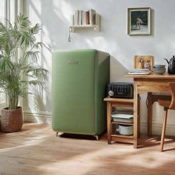 小吉复古小冰箱121L Pro款
