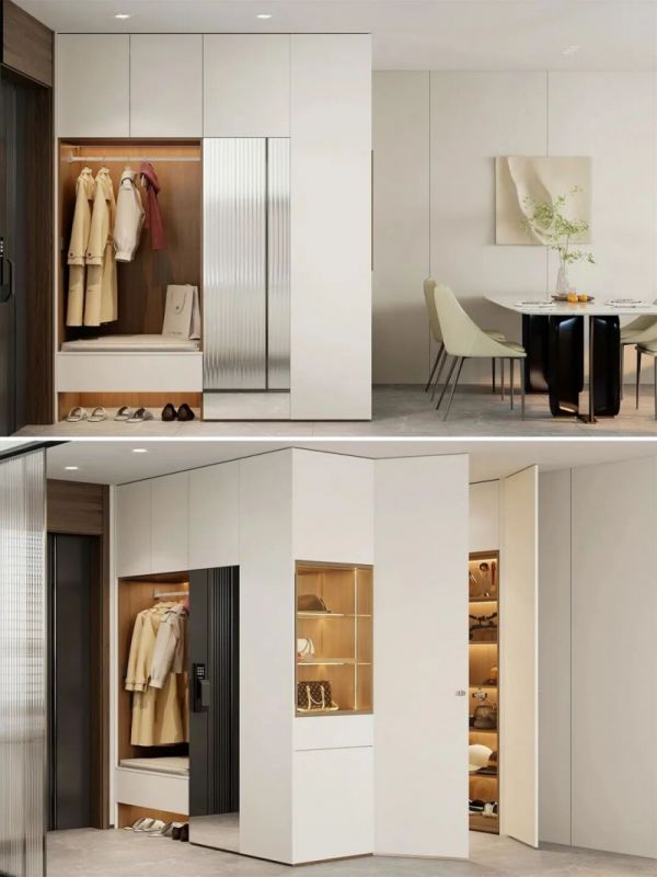 玄关步入式收纳间细节