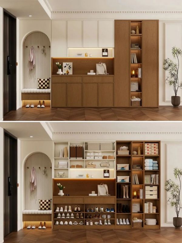 玄关换鞋凳设计细节