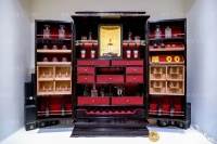 卓木王新顶奢系列：中式文化酒茄柜