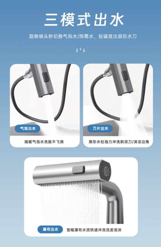 Three-Water Outlet Mode of Orolusa Faucet