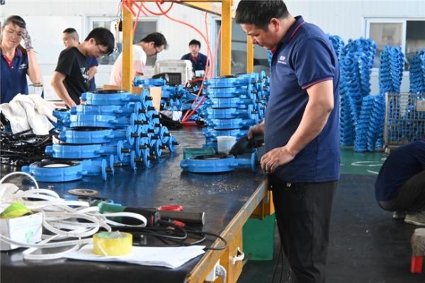 天津高通阀门生产流程