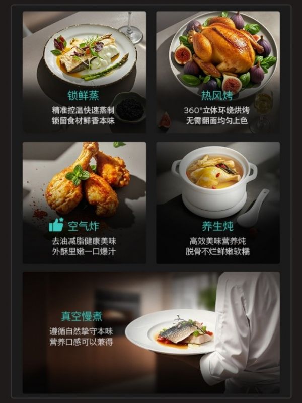 西门子iQ500智魔方Z3炫彩大屏蒸烤一体机