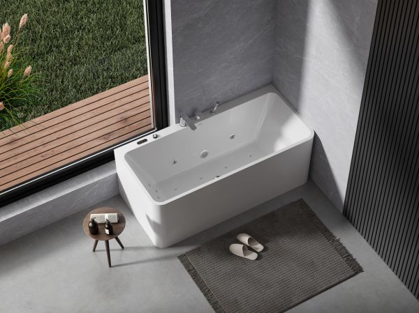 Trento Trento® Freestanding Acrylic Massage Bathtub