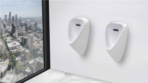 科勒Tend蒂特挂墙式自动感应小便器重塑公共卫浴使用体验