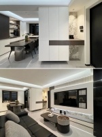 全友130㎡现代风，黑白配质感爆棚！