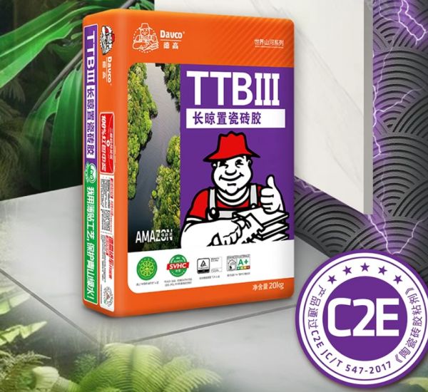 Tile adhesive in various applications