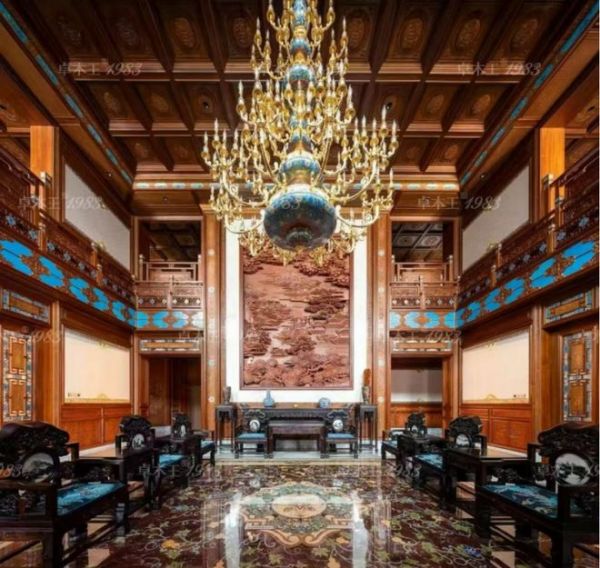 3000㎡宫廷风红木整装传世祖宅