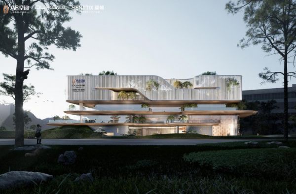 欧客智能大家居产业园封顶仪式现场照片