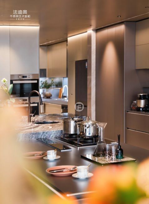 法迪奥不锈钢橱柜实拍