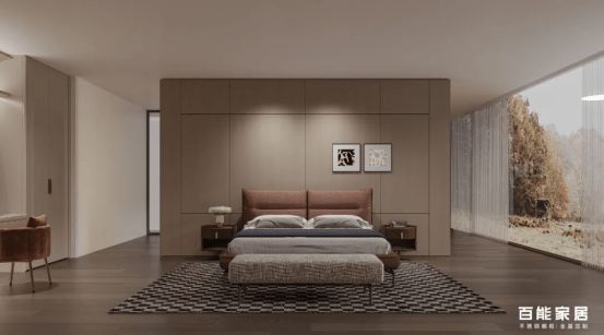 Baine Wall Panel in Bedroom Area